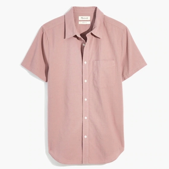 Madewell Other - Madewell Perfect Fit Top in Soft Brown XS cotton button down shirt unisex